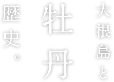 大根島と牡丹の歴史